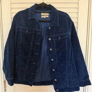 Madewell Women’s Navy Corduroy Jacket